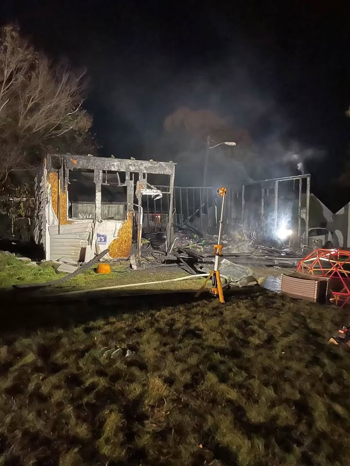 BUILDING FIRE, 200 block MAIN ST (MYERSVILLE). Photo credit: Frederick County Fire/Rescue.